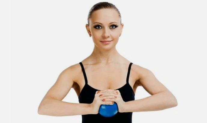 Exercise for chest and hands