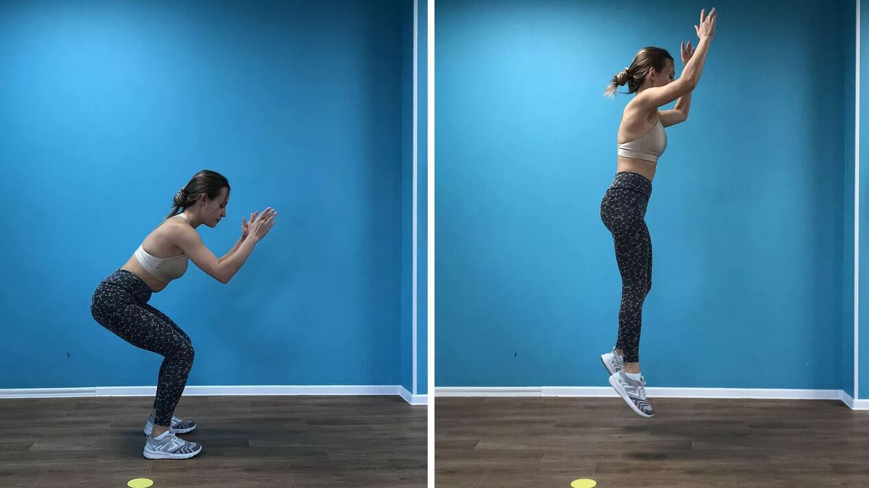 jump out of a squat