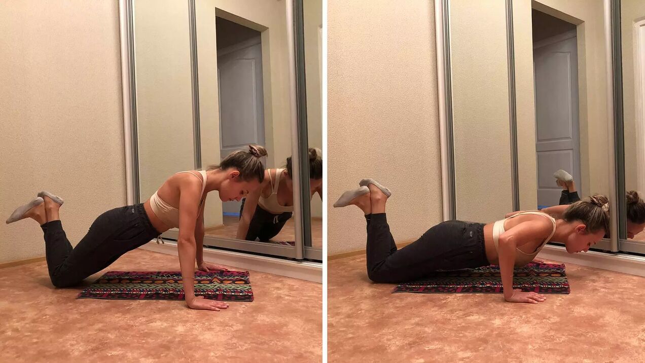 knee push ups